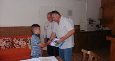 Ocenenie žiakov ZŠ s MŠ Bežovce starostom obce