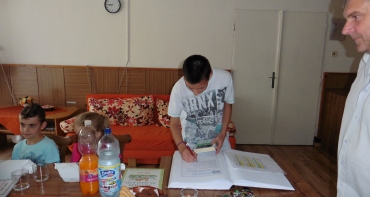 Ocenenie žiakov ZŠ s MŠ Bežovce starostom obce